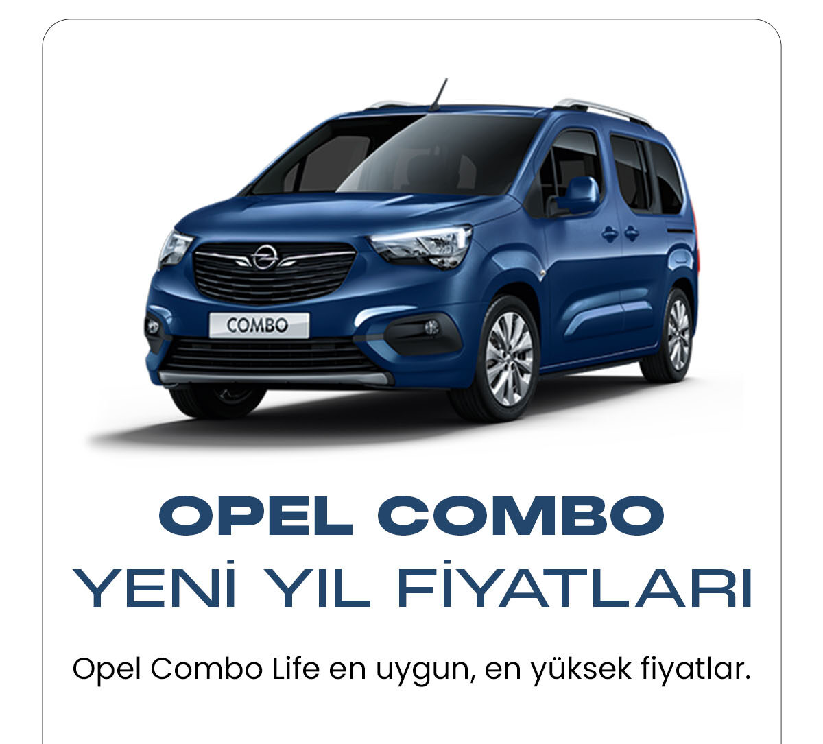 opel combo 2023 fiyat listesi