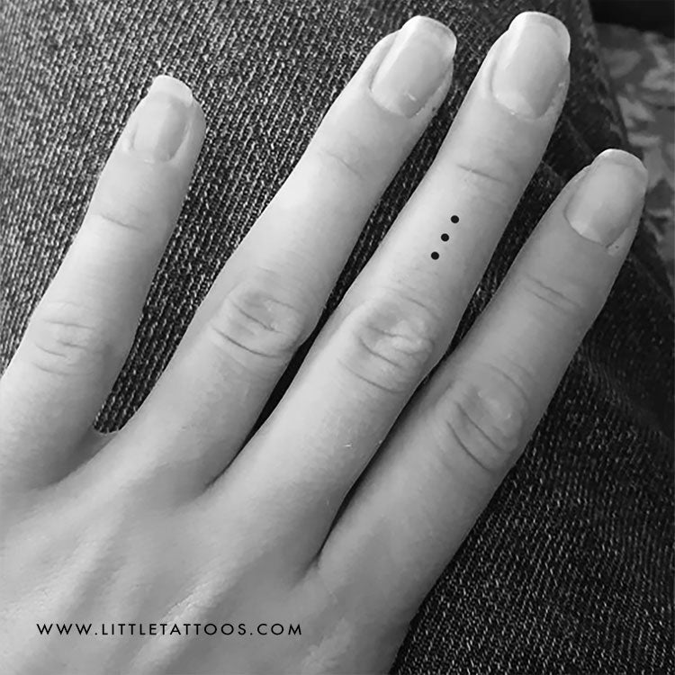 tattoo three dots