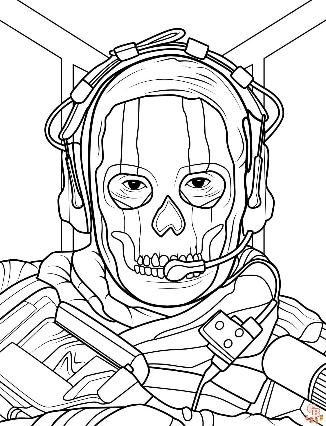 imagenes de call of duty ghost para dibujar