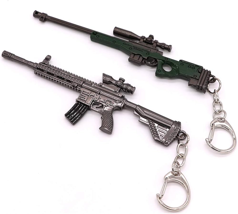 gun keychain