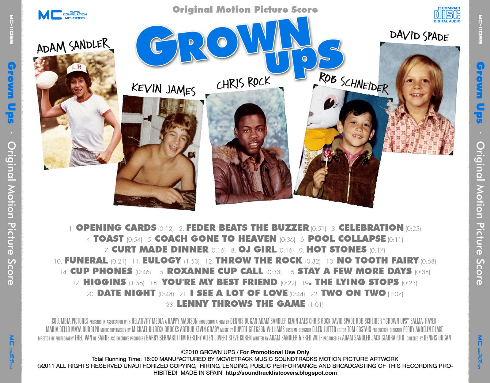 grown ups music soundtrack