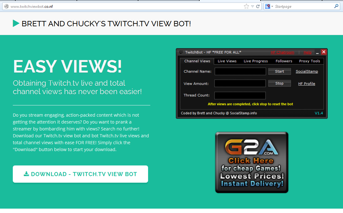 free twitch viewer bot