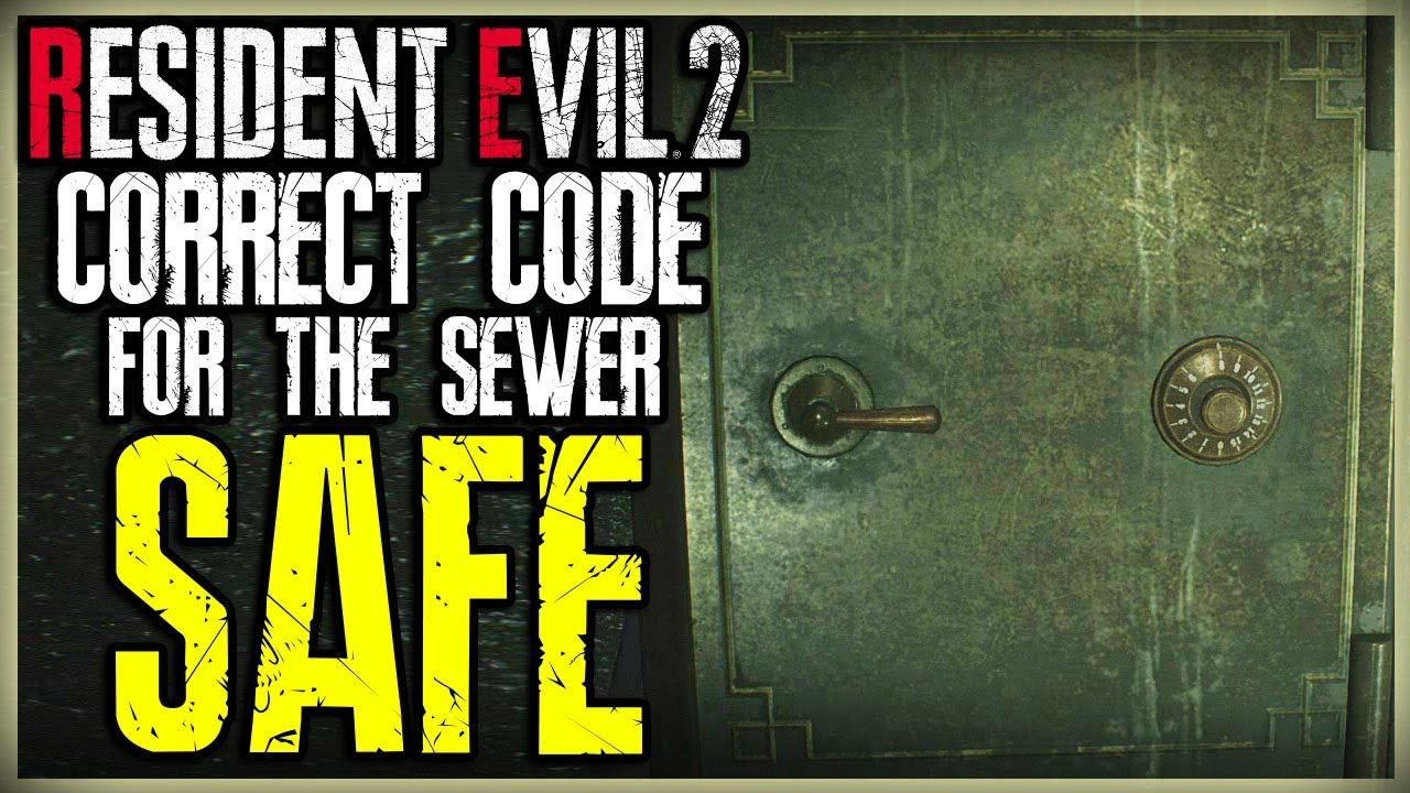 resident evil 2 remake sewer safe