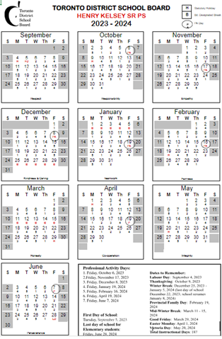 tdsb 2023-24 calendar