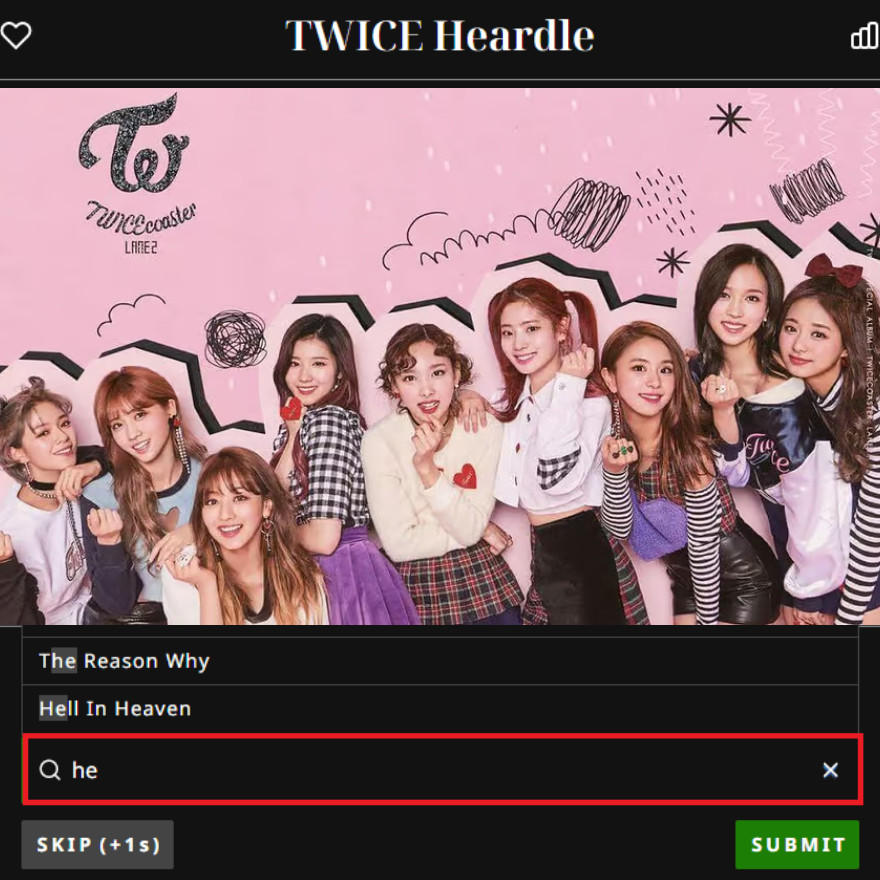 twice heardle