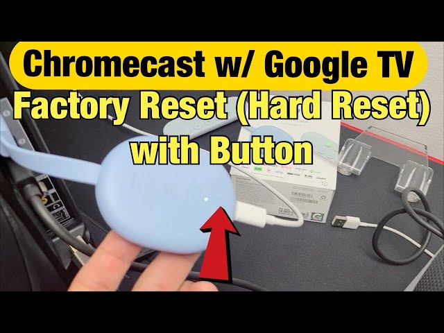 resetting chromecast remote