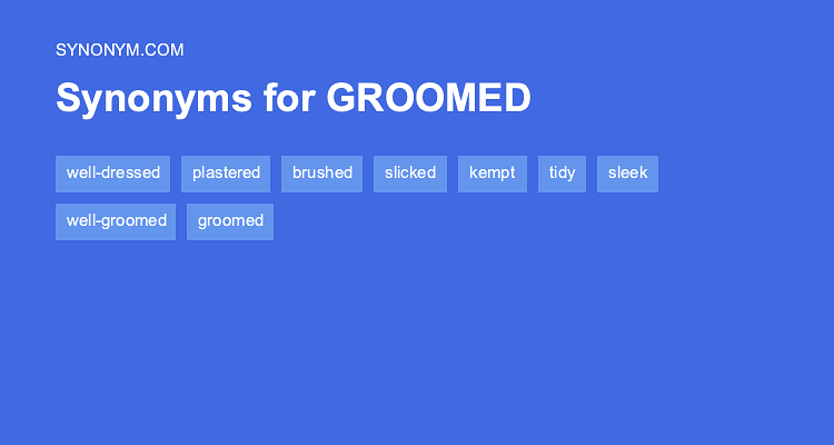 well groomed synonym