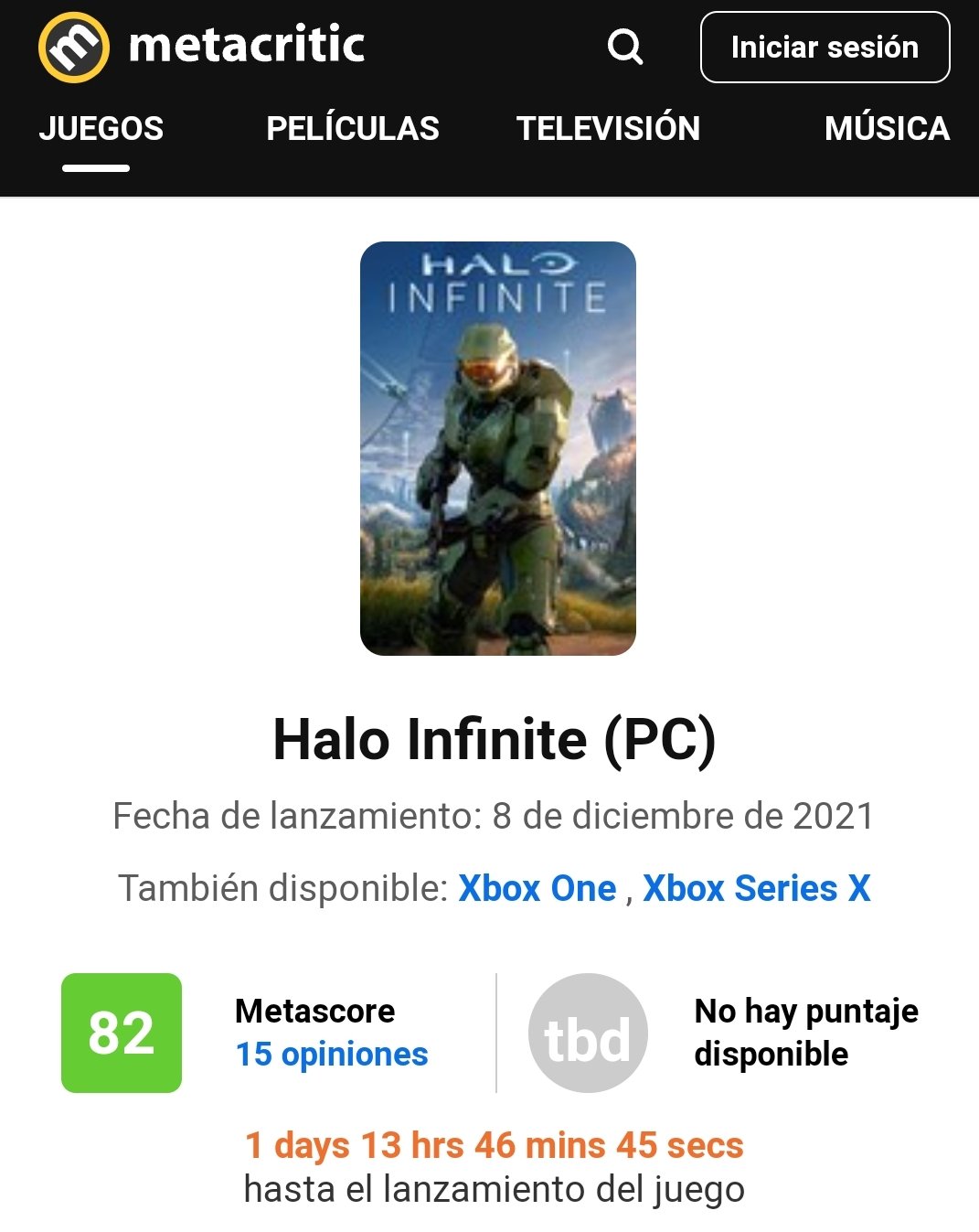 halo infinite metacritic