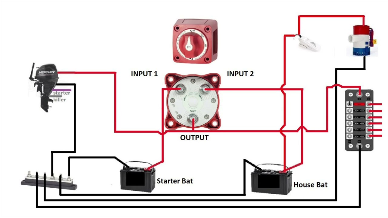 boat battery switch wiring diagram