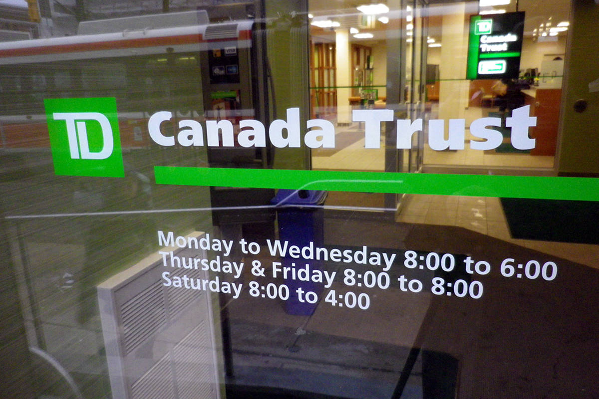 td bank maple ridge hours