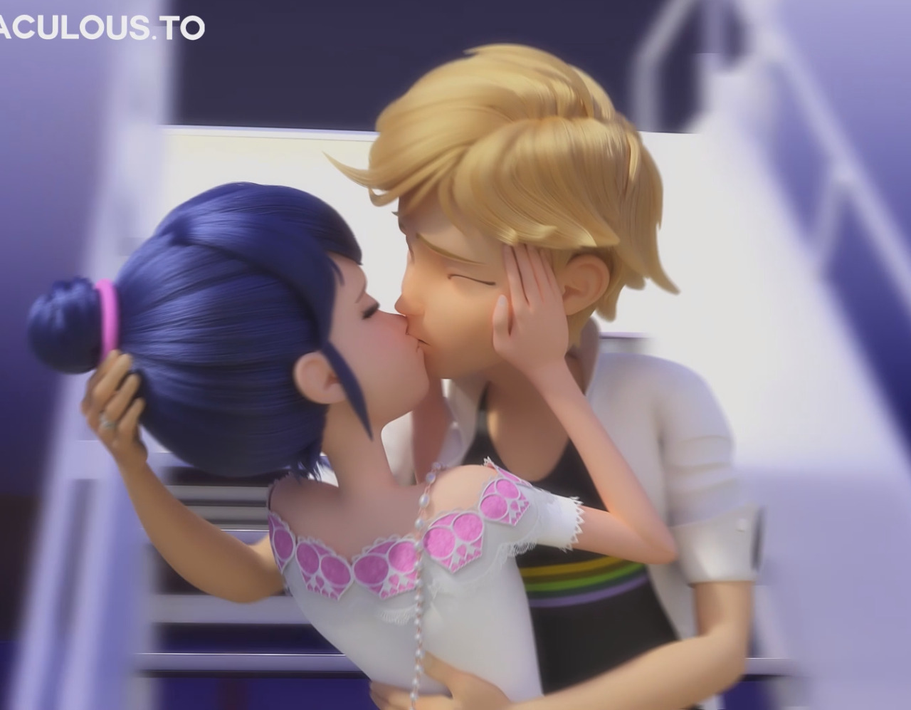 adrien kiss marinette