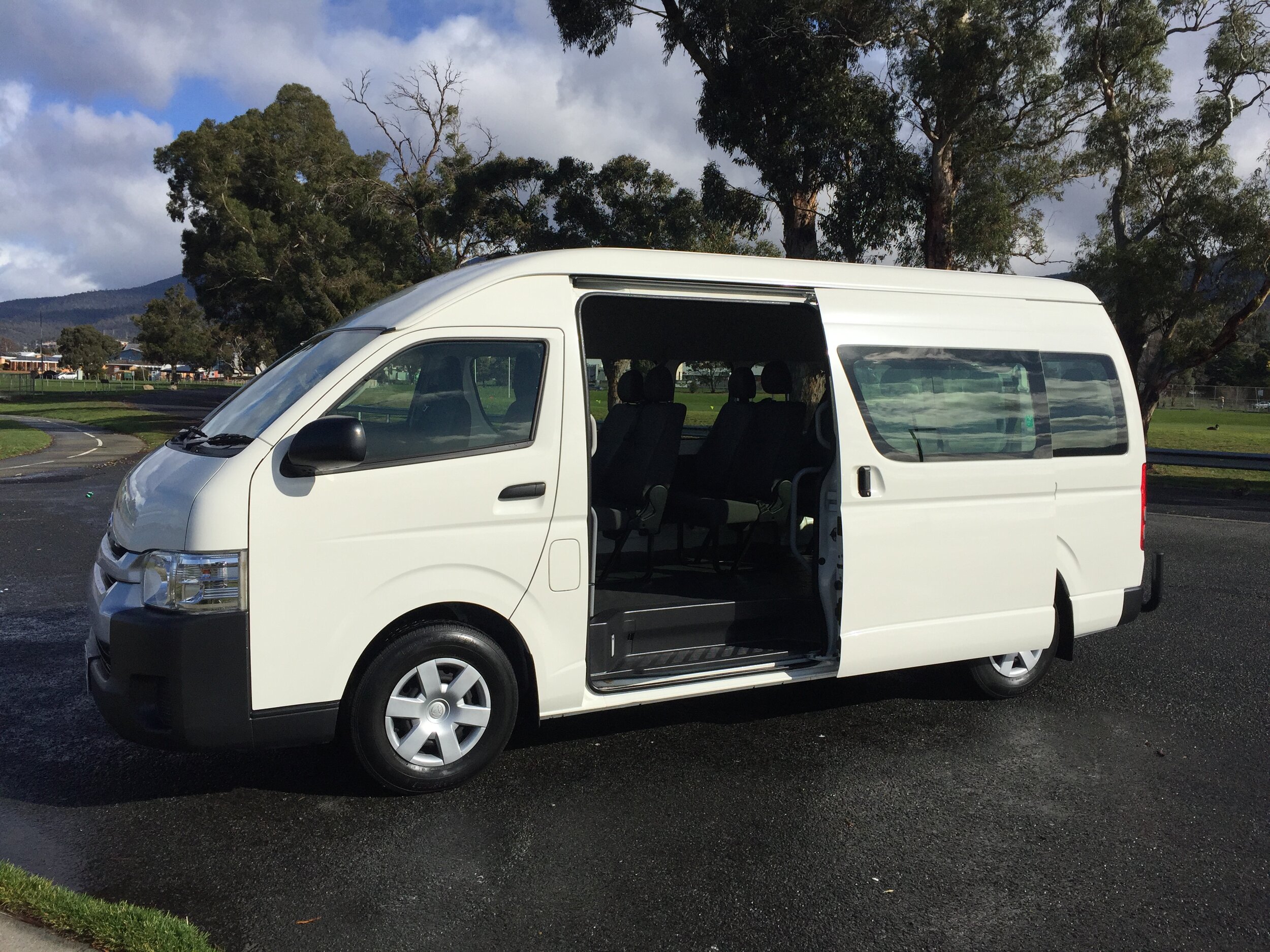 12 seater bus hire hobart