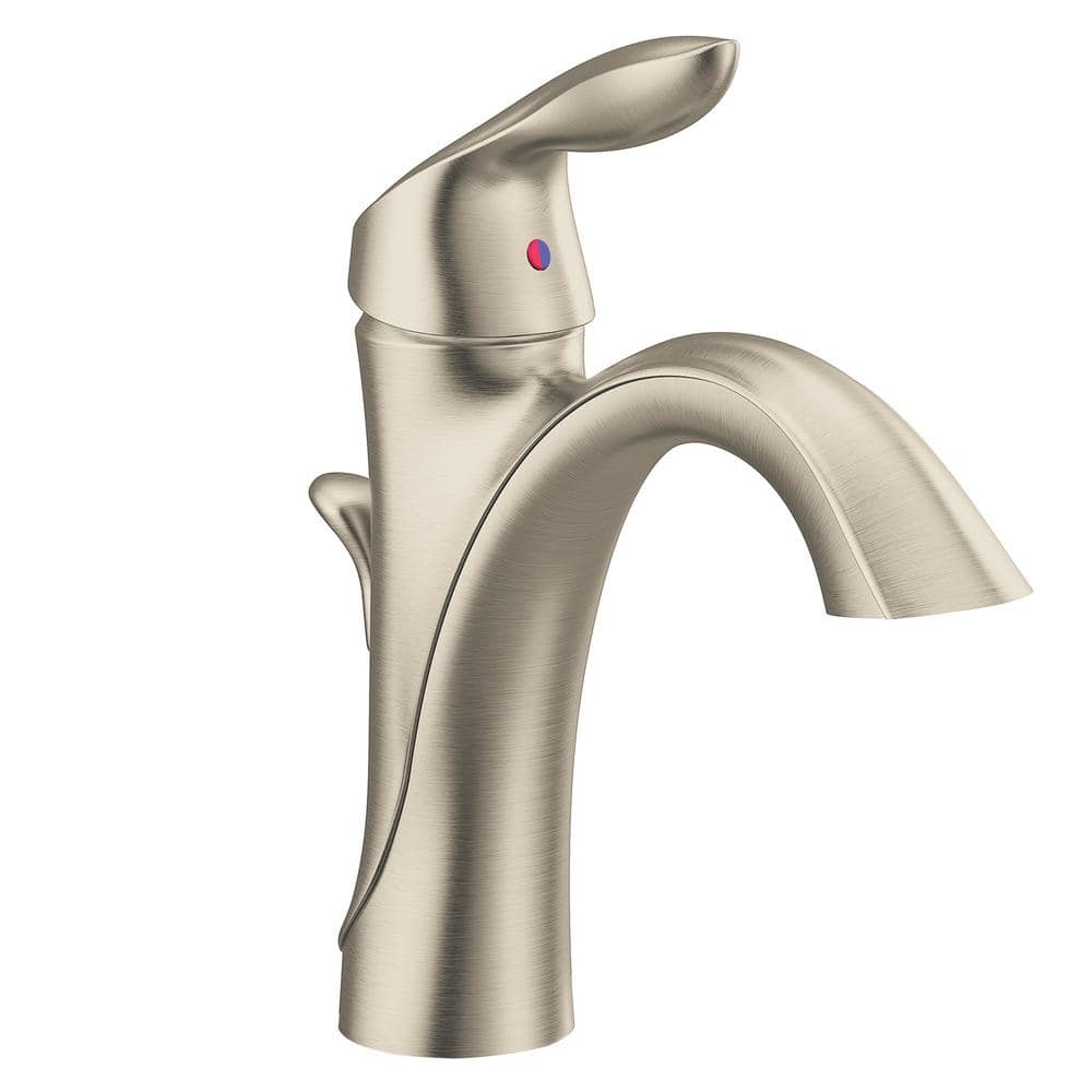 moen brushed nickel bathroom faucet