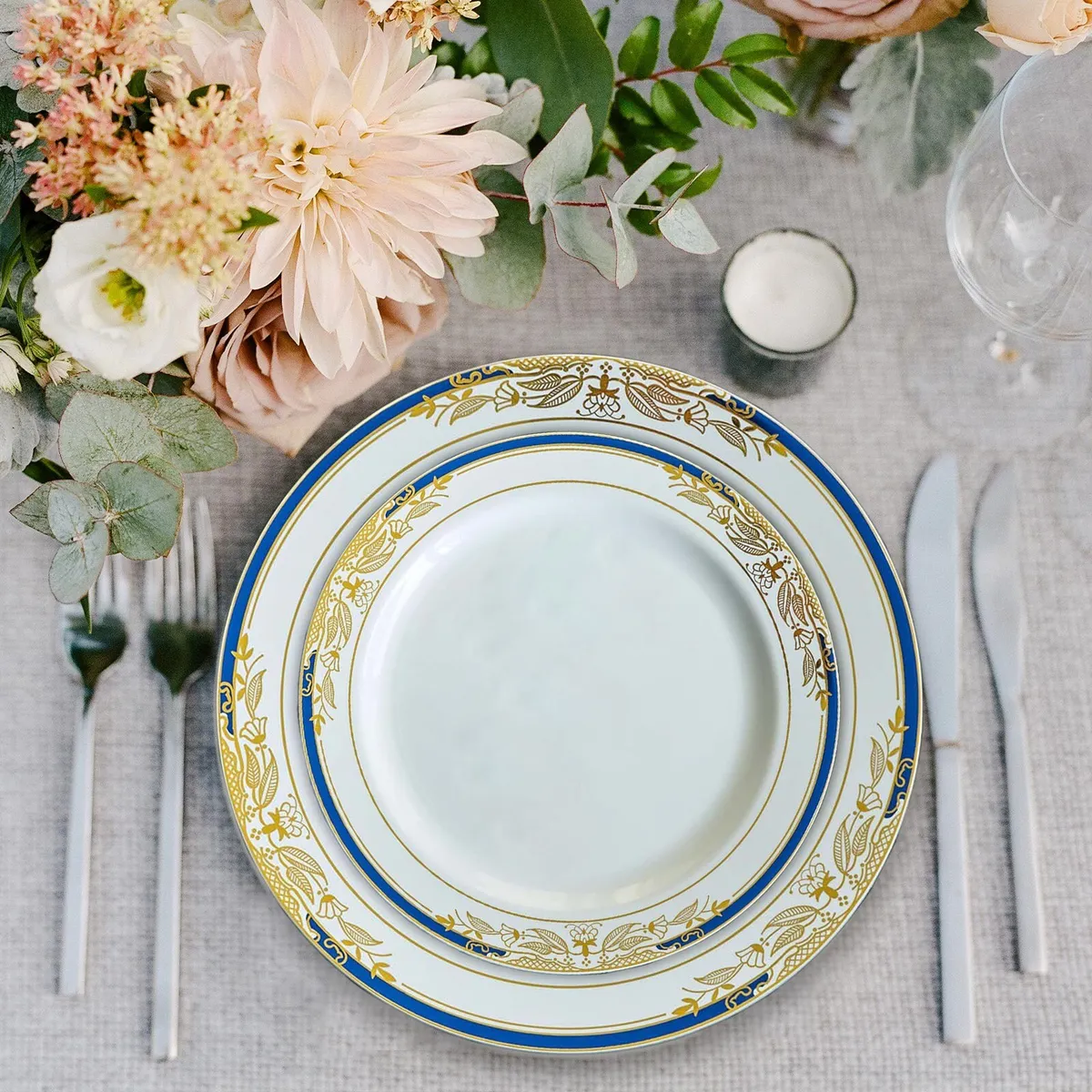 disposable wedding plates in bulk