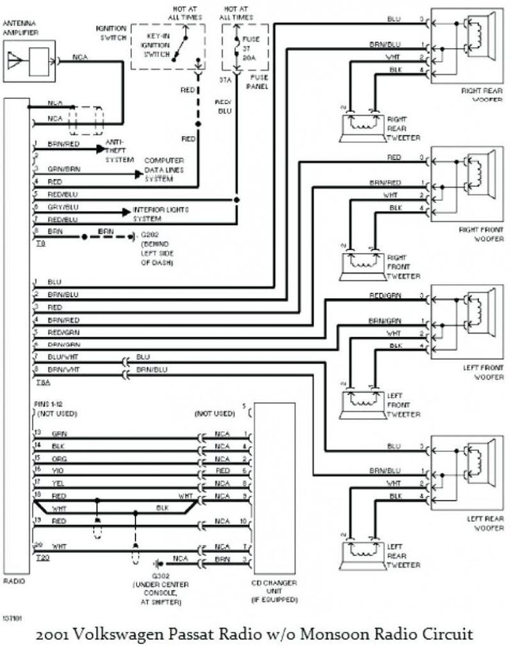 2011 volkswagen jetta radio wiring diagram