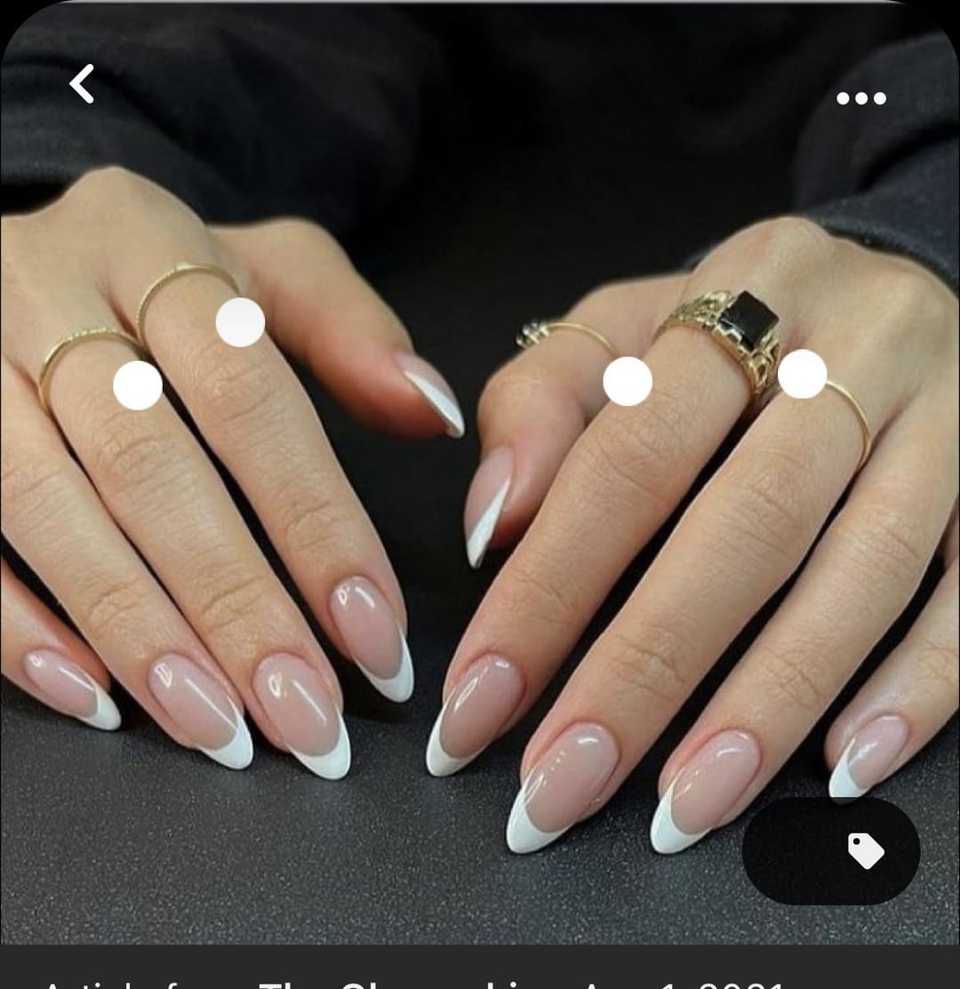 artificial nails french manicure