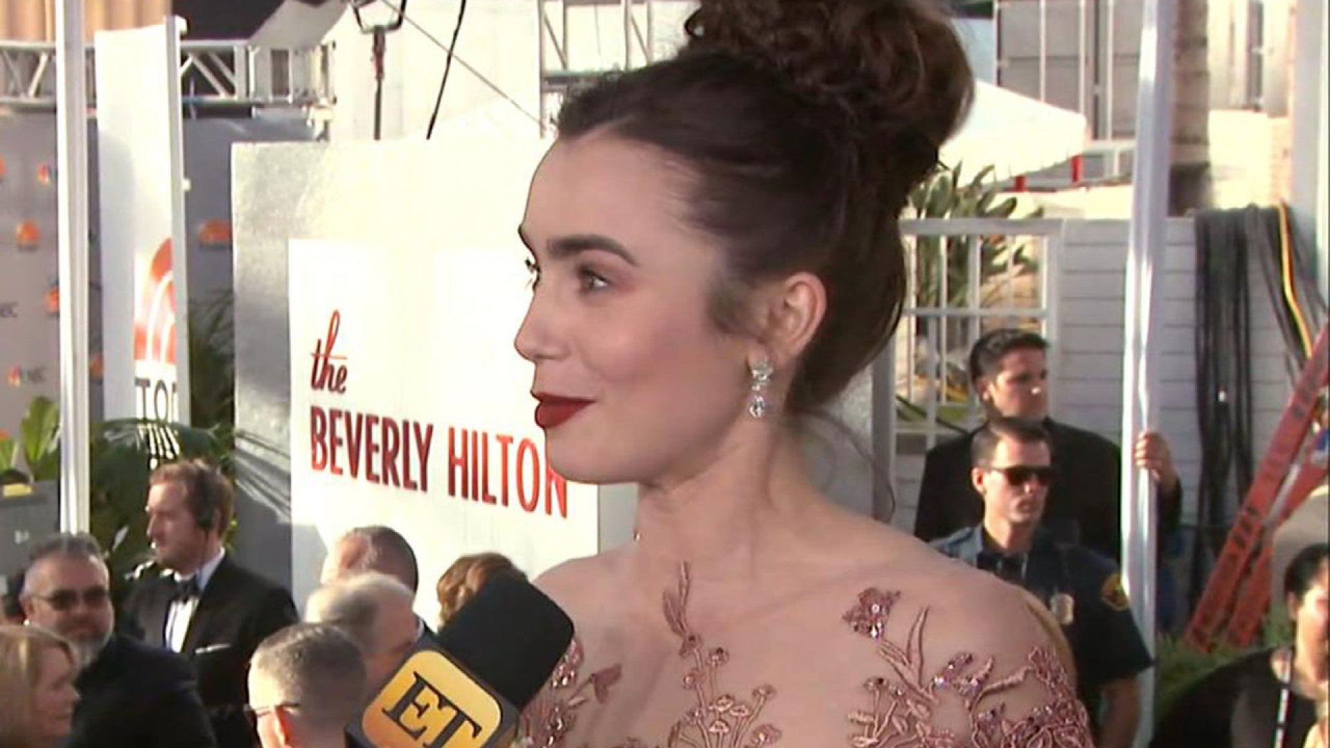 lily collins porn