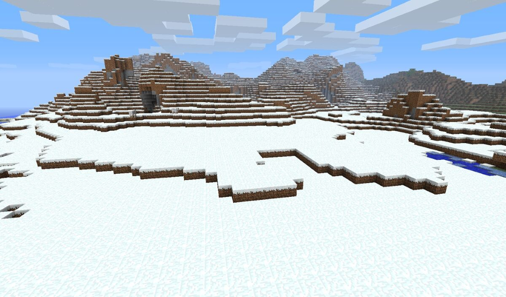 minecraft snow biome