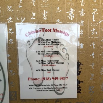 china foot massage tulsa ok