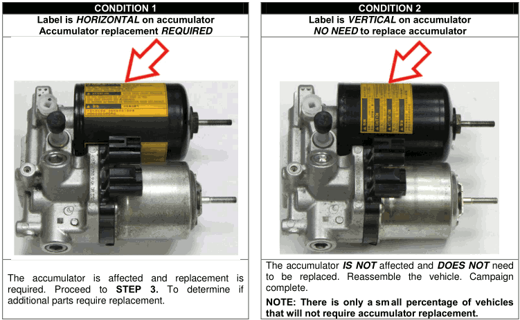 2011 prius brake actuator recall