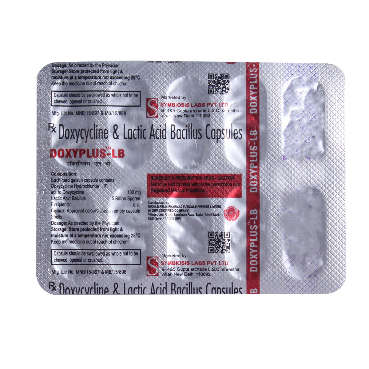 doxycycline and lactic acid uses