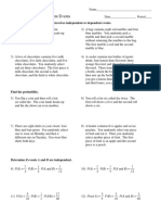 independent and dependent events kuta software