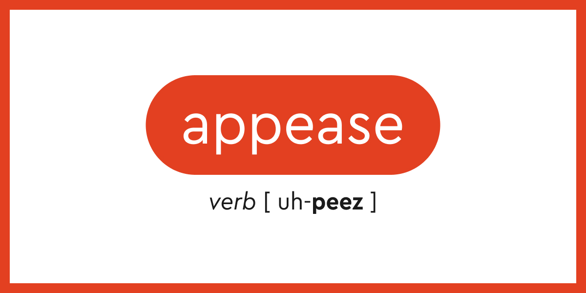 appease synonyms