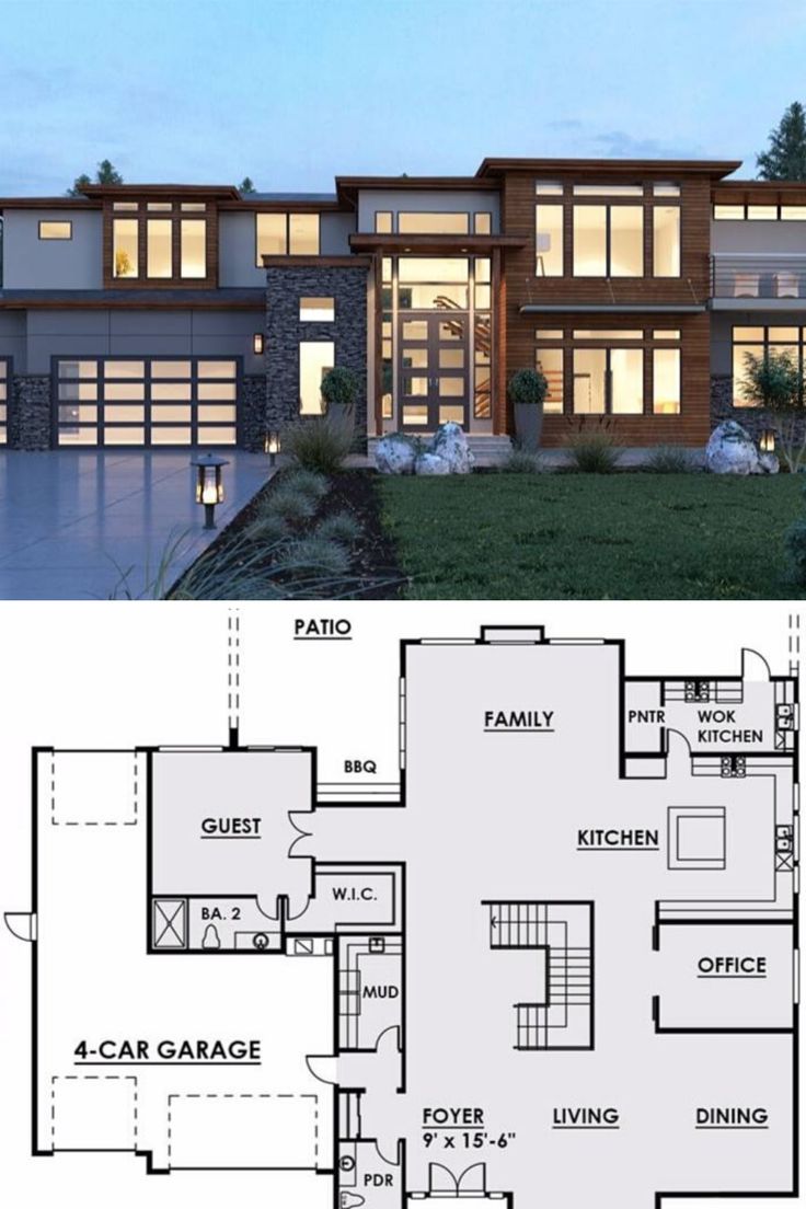 modern home floor plans