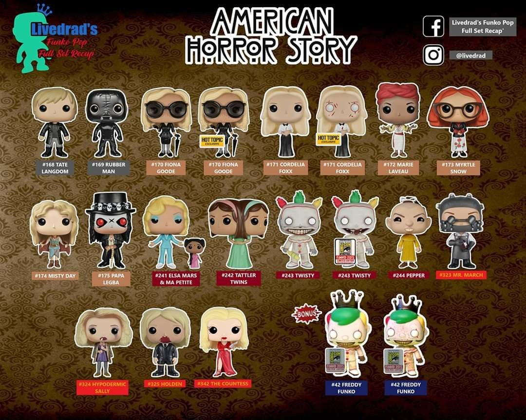 american horror story pop vinyl