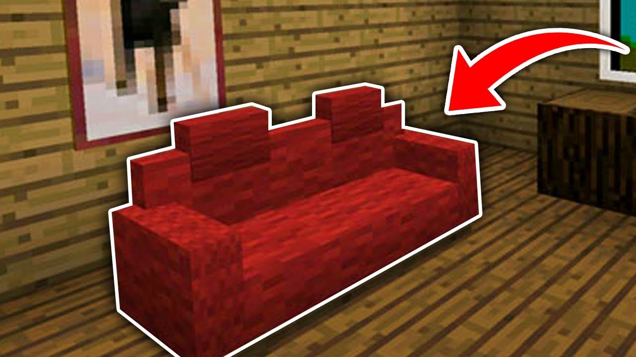 how to make a couch on minecraft