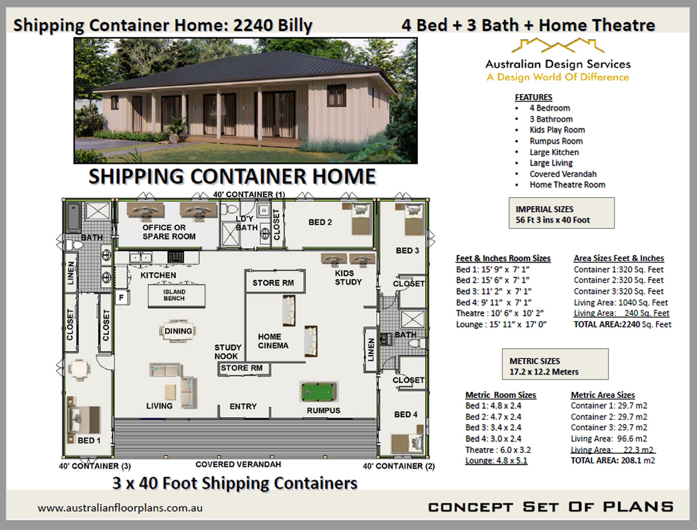 container home designs plans