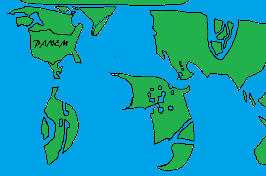 world map hunger games