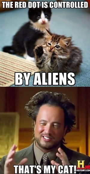 cat aliens meme