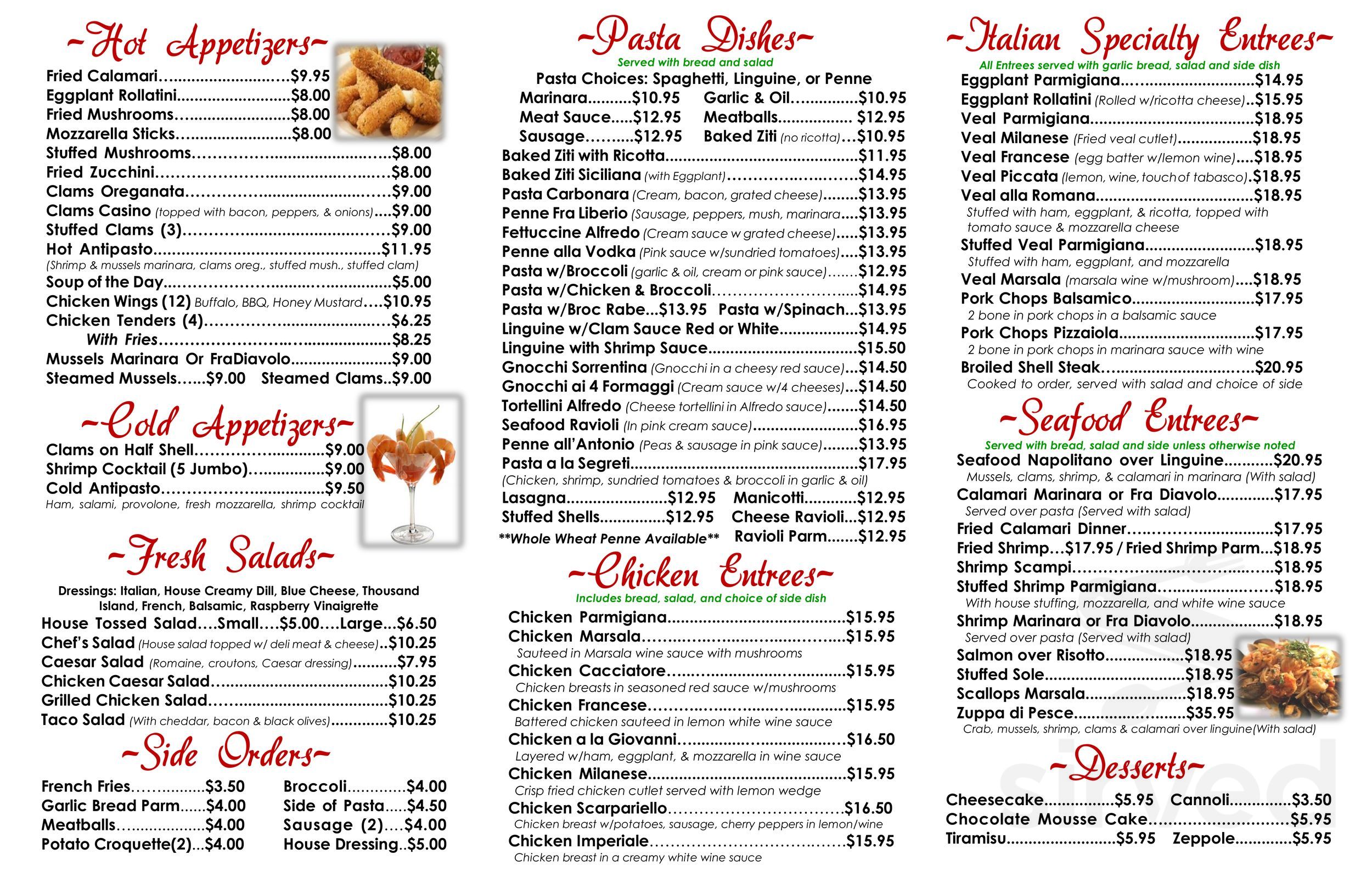 pizza village hopewell junction menu