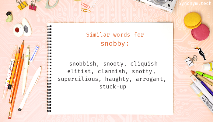 snobby thesaurus