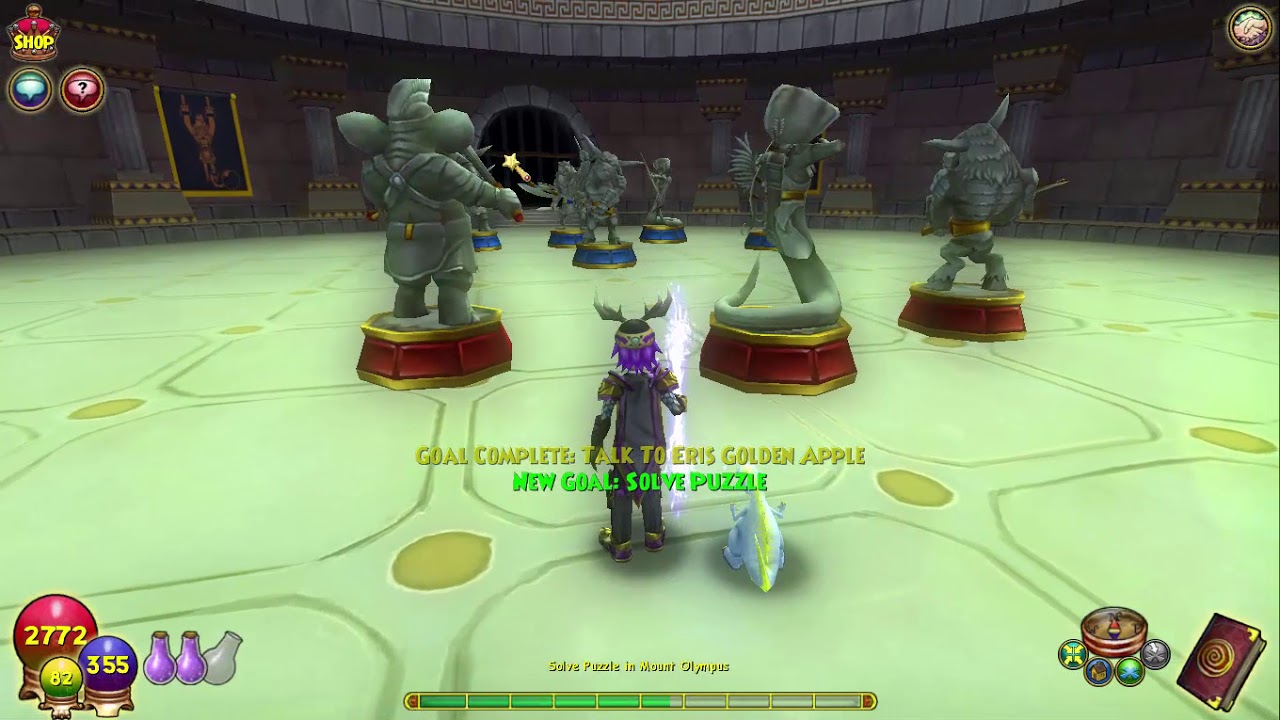 wizard101 mount olympus puzzle