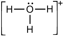 h30+ lewis structure