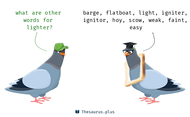 lighter synonym