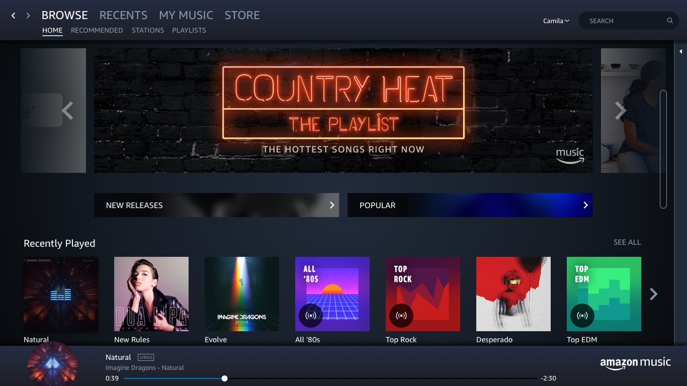 amazon music desktop app