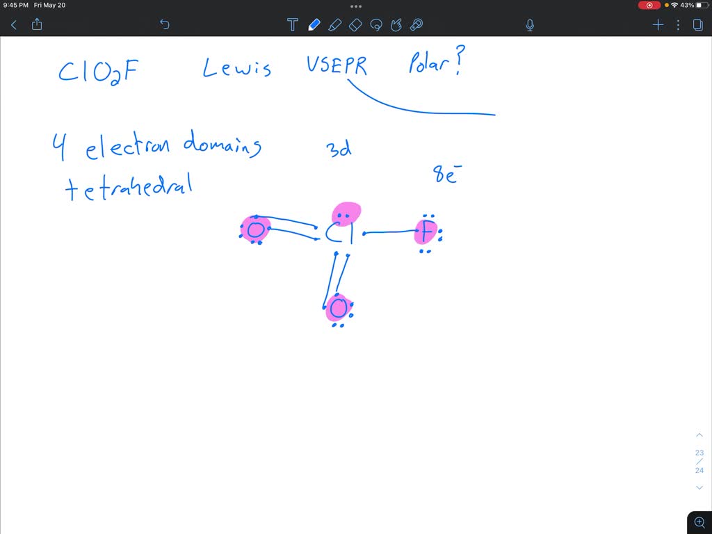 lewis structure for clo2f