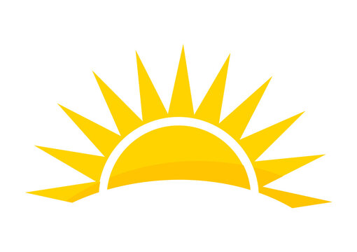 half sun clipart