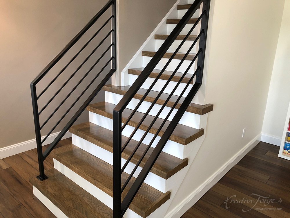 indoor metal railings