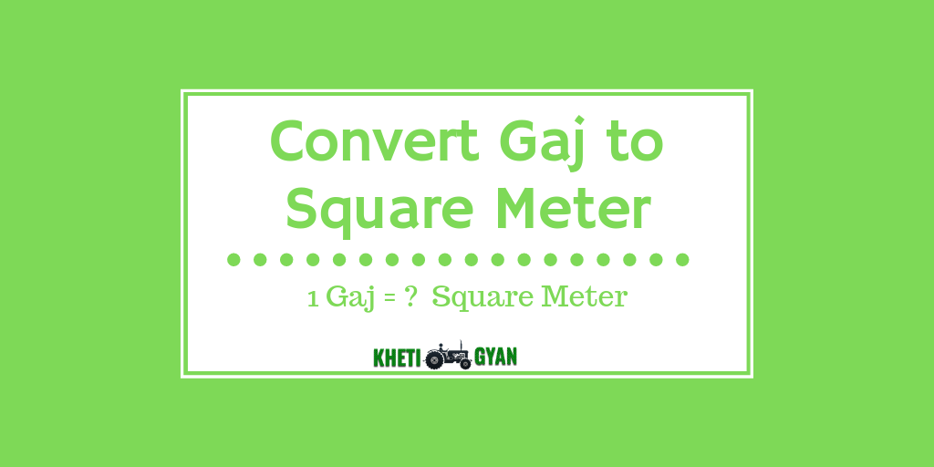 square meter to gaj