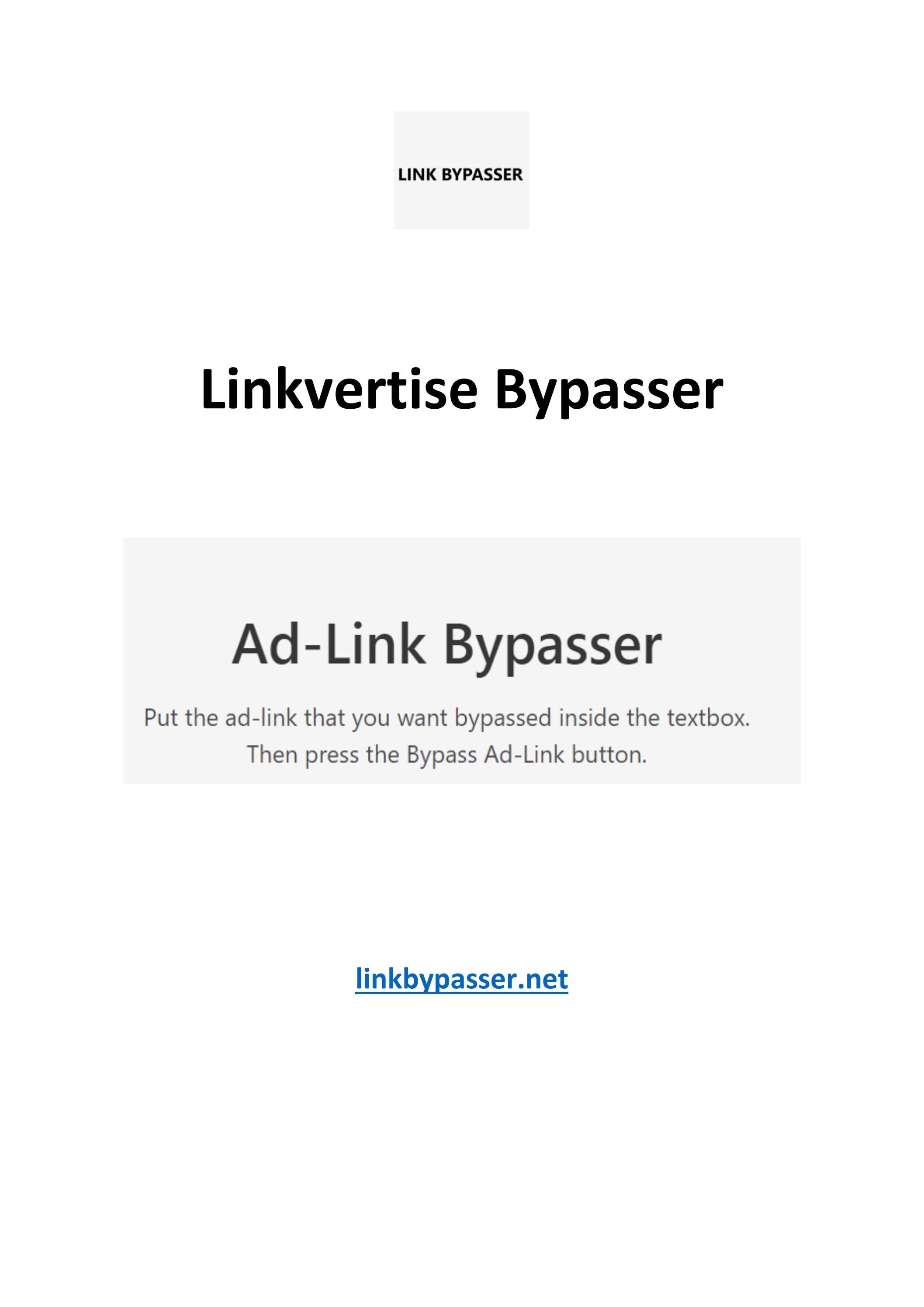 linkvertise bypassee