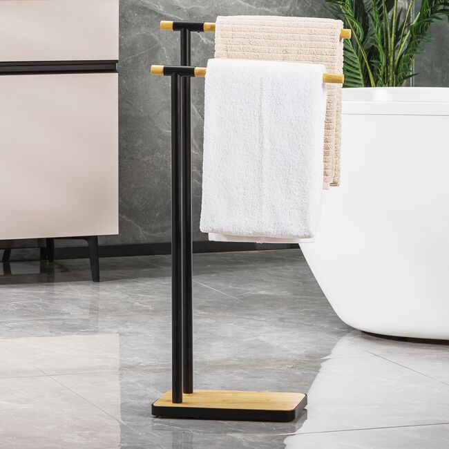 bath towel holder stand