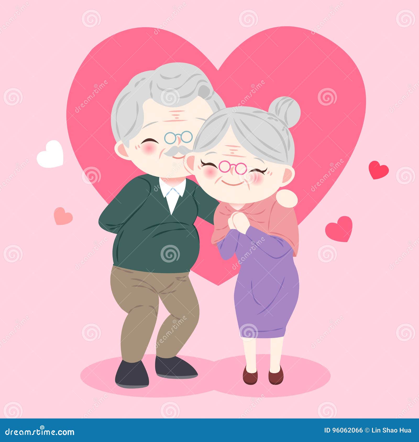 old couple cartoon images