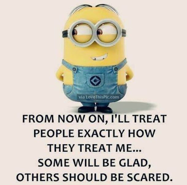 attitude minion quote on life