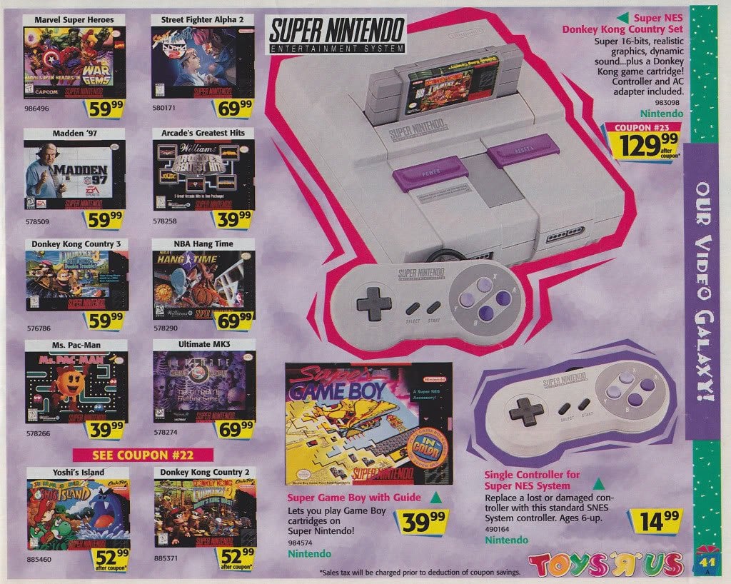 super nintendo game value