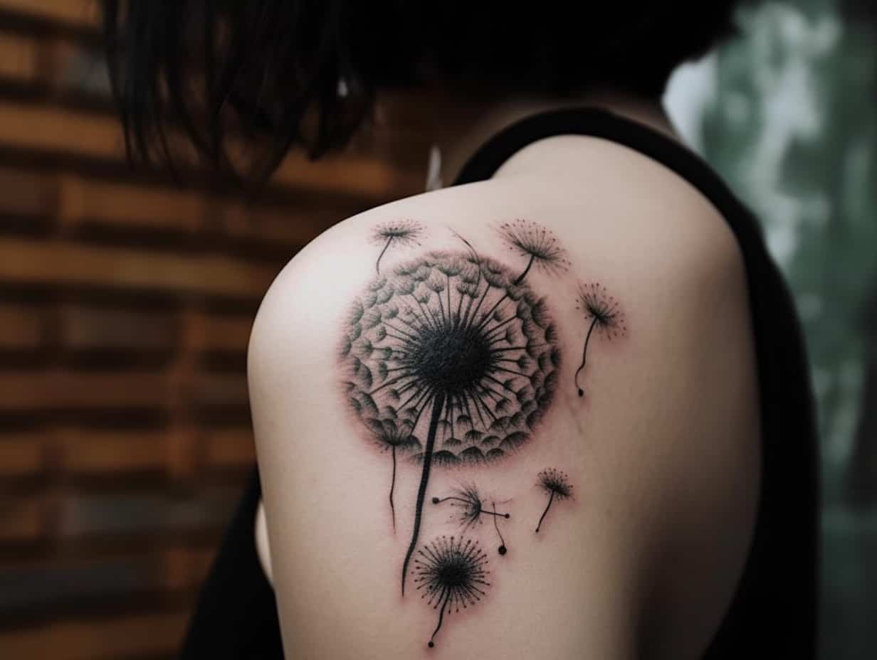 meaning of a dandelion tattoo