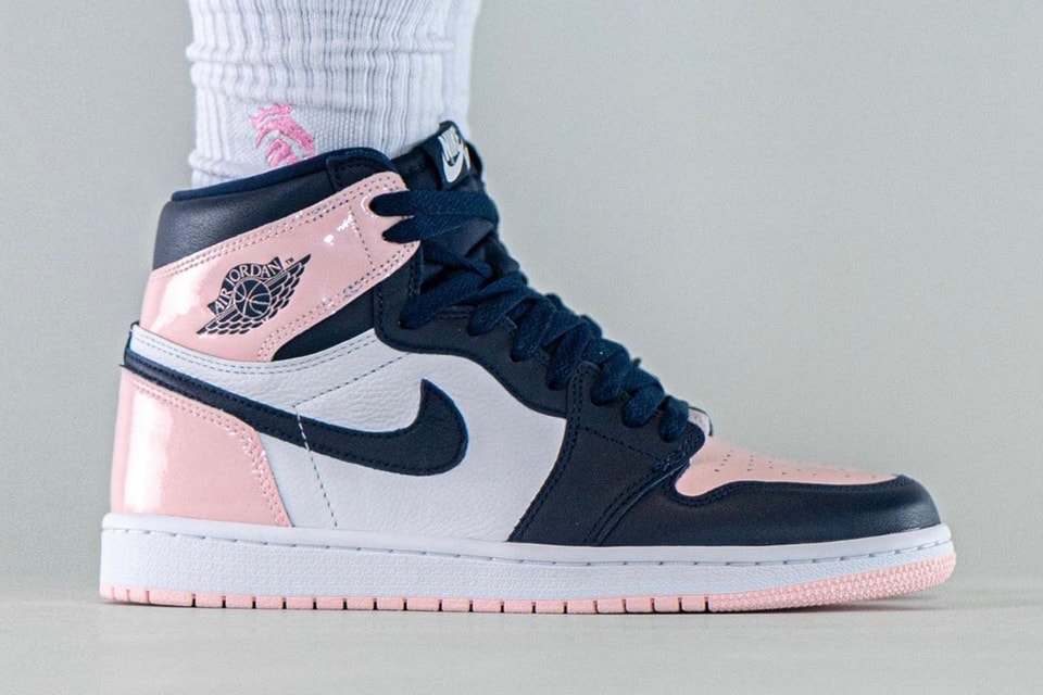 air jordan 1 pink and white